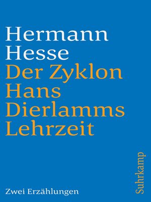 cover image of Der Zyklon und Hans Dierlamms Lehrzeit